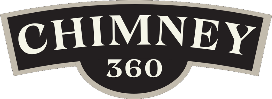 Chimney 360 compact logo: the CHIMNEY 360 banner on its own